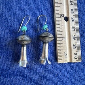 Silver and Turquoise Earrings